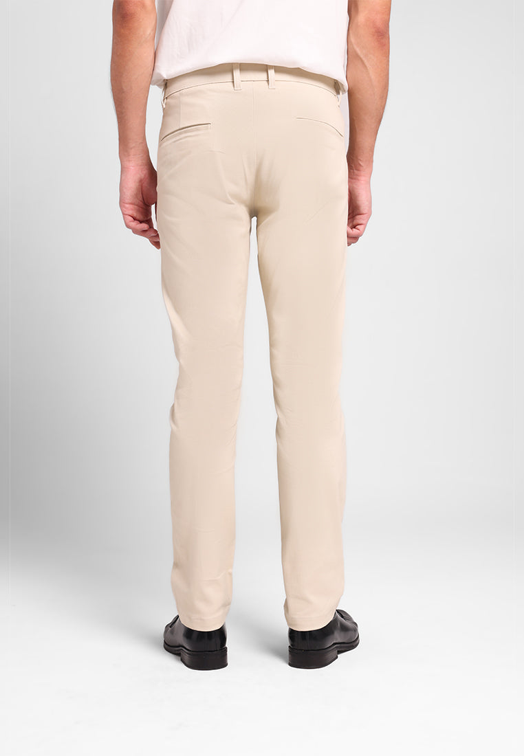 MANZONE - Celana Panjang Chinos Pria Lorenzo 02 Slim Fit - Beige