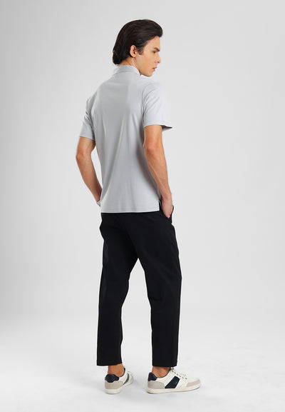 MANZONE - Polo Shirt Lengan Pendek Pria Otto 04 - Grey