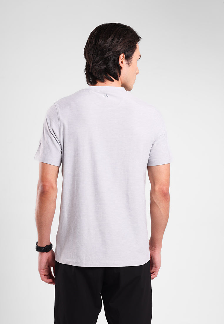 MANZONE - Kaos Jersey Quick Dry Lengan Pendek Pria Jack 02 Slim Fit - Grey