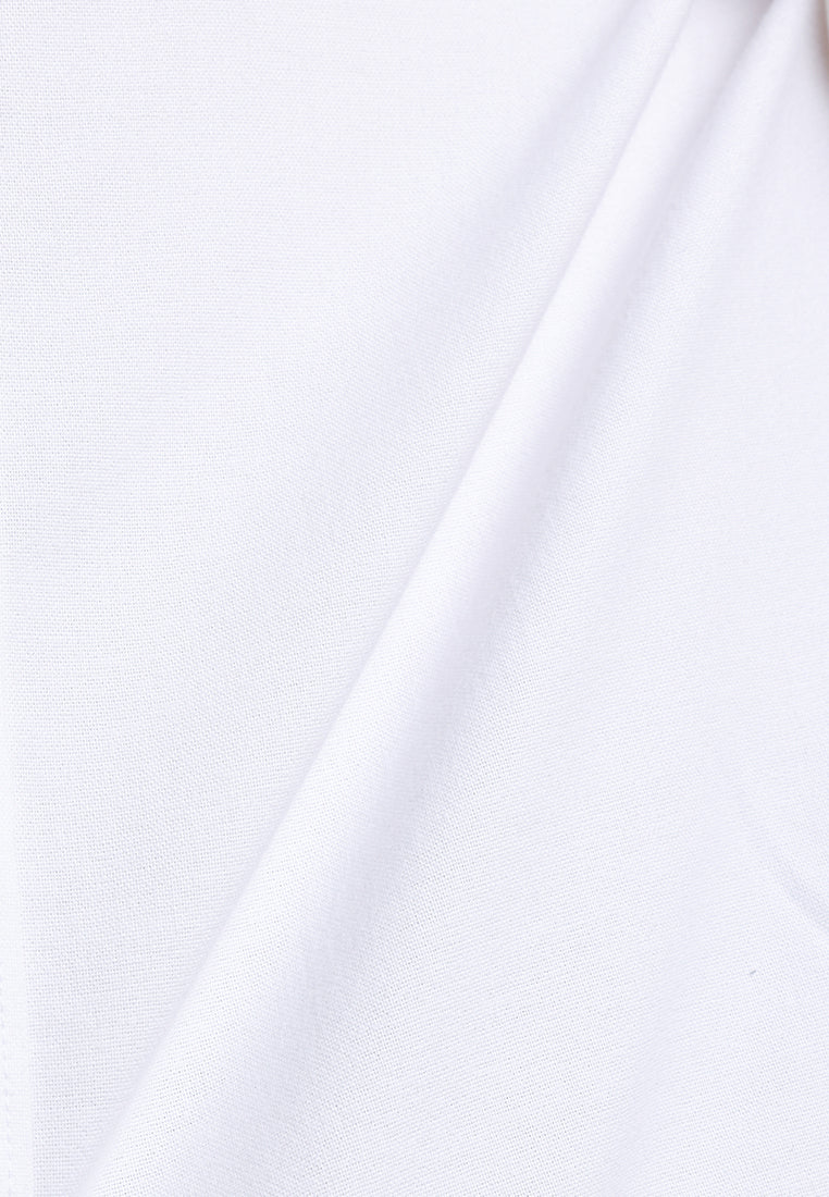 MANZONE - Kemeja Oxford Quick Dry Lengan Pendek Pria Jaxen 02 Modern Fit - White