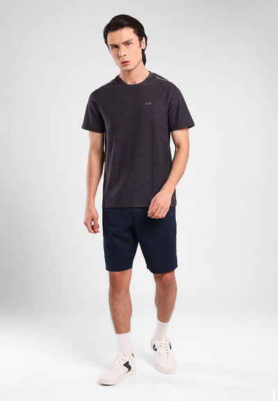 MANZONE - Kaos Jersey Quick Dry Lengan Pendek Pria Jack 01 Slim Fit - Dark Grey