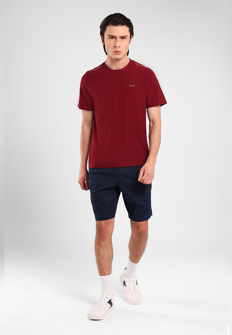 MANZONE - Kaos Jersey Quick Dry Lengan Pendek Pria Jack 03 Slim Fit - Red