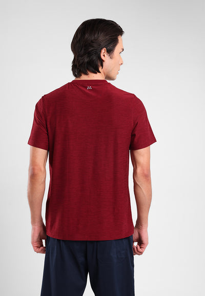 MANZONE - Kaos Jersey Quick Dry Lengan Pendek Pria Jack 03 Slim Fit - Red