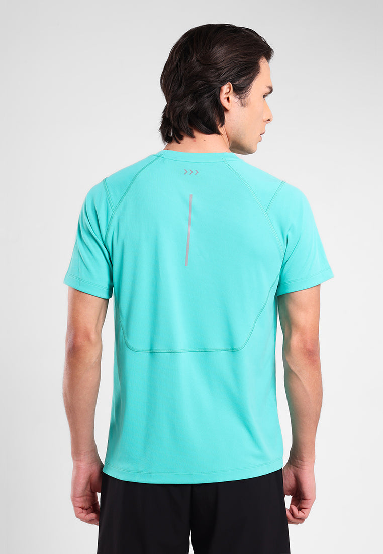 MANZONE - Kaos Lengan Pendek Pria Maloy Slim Fit - Tosca