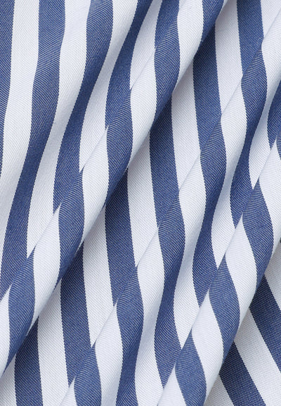 MANZONE - Kemeja Lengan Pendek Pria Terra 02 Slim Fit - Navy