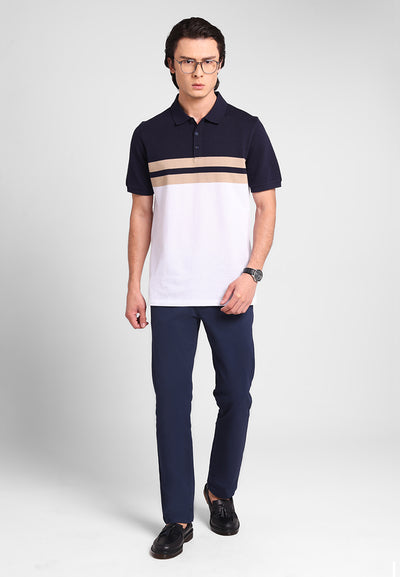 MANZONE - Kaos Polo Lengan Pendek Pria Peter 03 Slim Fit - Beige