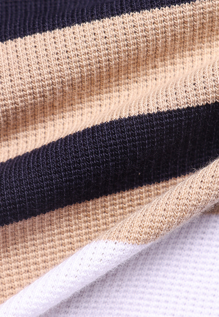 MANZONE - Kaos Polo Lengan Pendek Pria Peter 03 Slim Fit - Beige