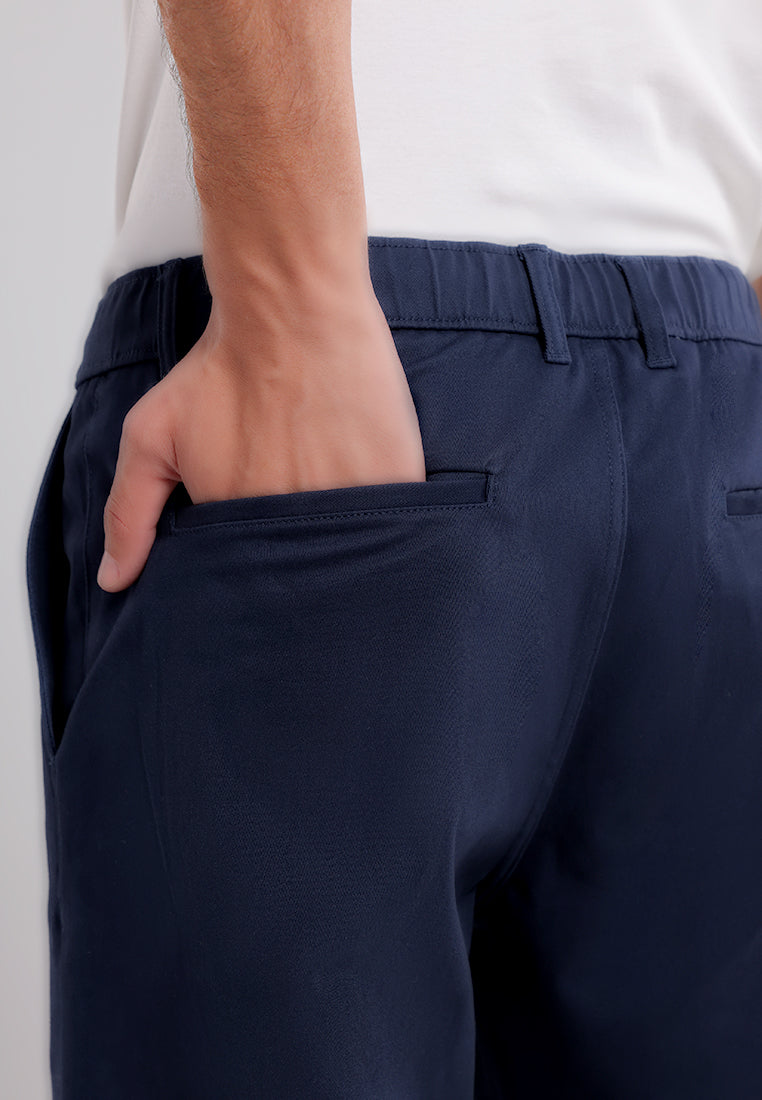 MANZONE - Celana Panjang Pria Bowzee 04 Relaxed Fit - Navy