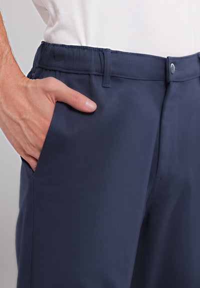 MANZONE - Celana Panjang Pria Bowzee 04 Relaxed Fit - Navy