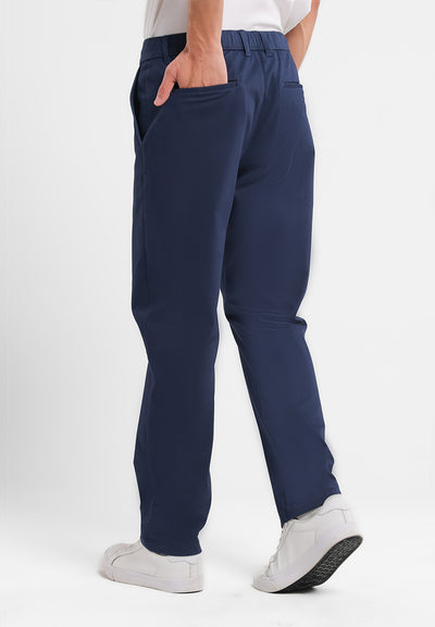 MANZONE - Celana Panjang Pria Bowzee 04 Relaxed Fit - Navy