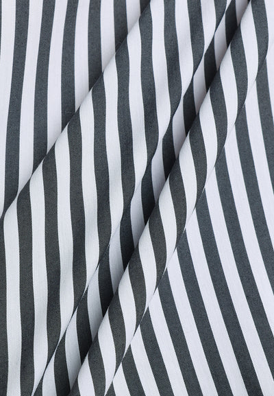 MANZONE - Kemeja Lengan Pendek Pria Terra 01 Modern Fit - Black