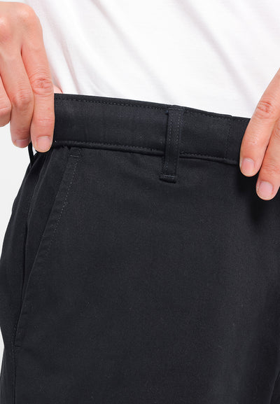 MANZONE - Celana Panjang Pria Bowzee 02 Relaxed Fit - Black