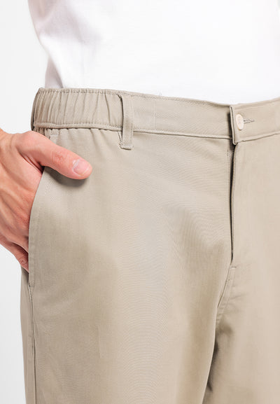 MANZONE - Celana Panjang Pria Bowzee 03 Relaxed fit - Khaki