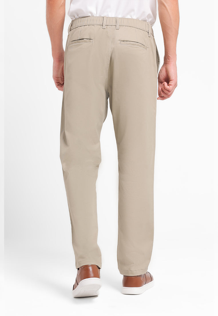 MANZONE - Celana Panjang Pria Bowzee 03 Relaxed fit - Khaki