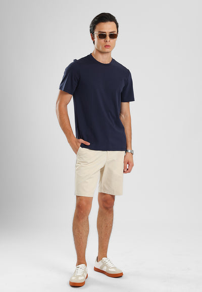 MANZONE - Kaos Lengan Pendek Pria Zane 03 Slim Fit - Navy