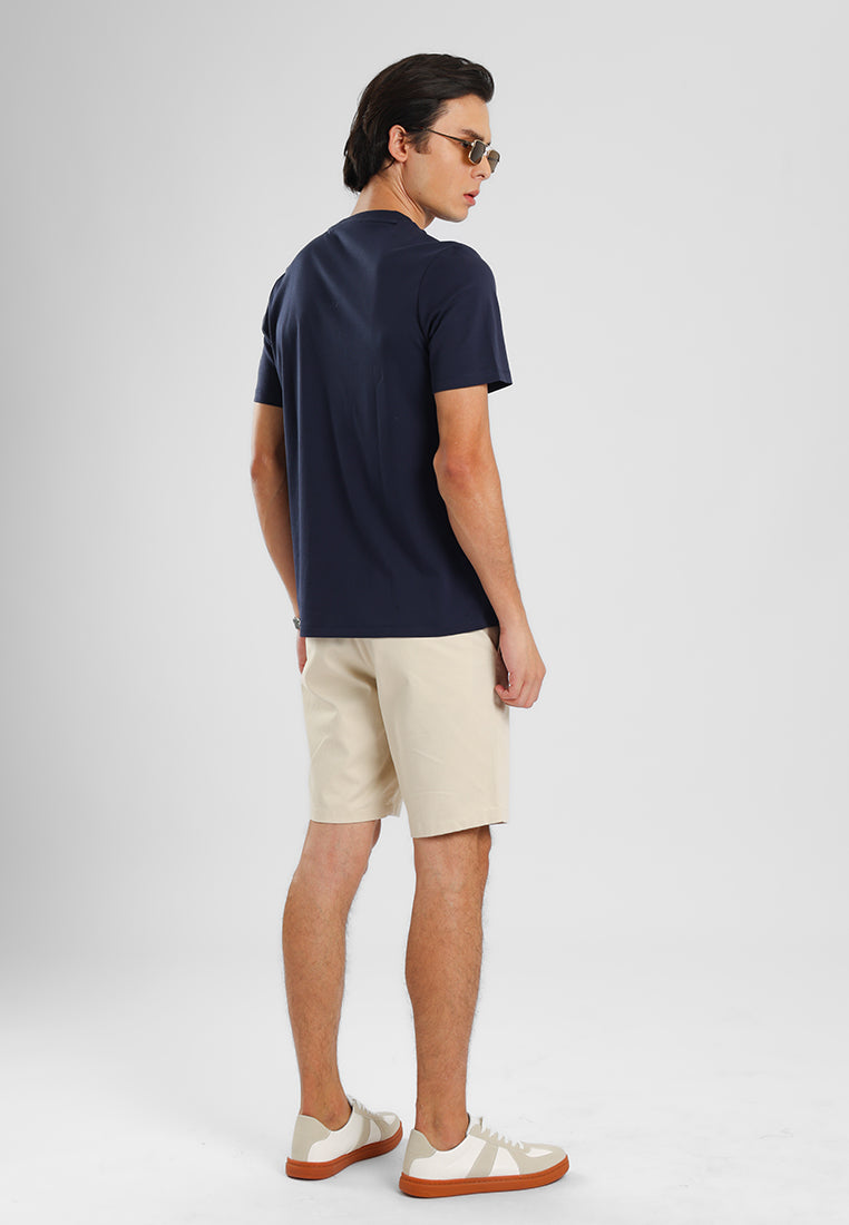 MANZONE - Kaos Lengan Pendek Pria Zane 03 Slim Fit - Navy