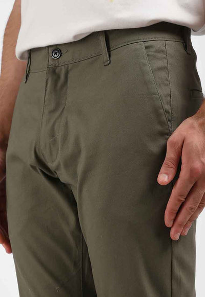 Manzone Celana Panjang Pria Chinos DALABEL -  GREEN