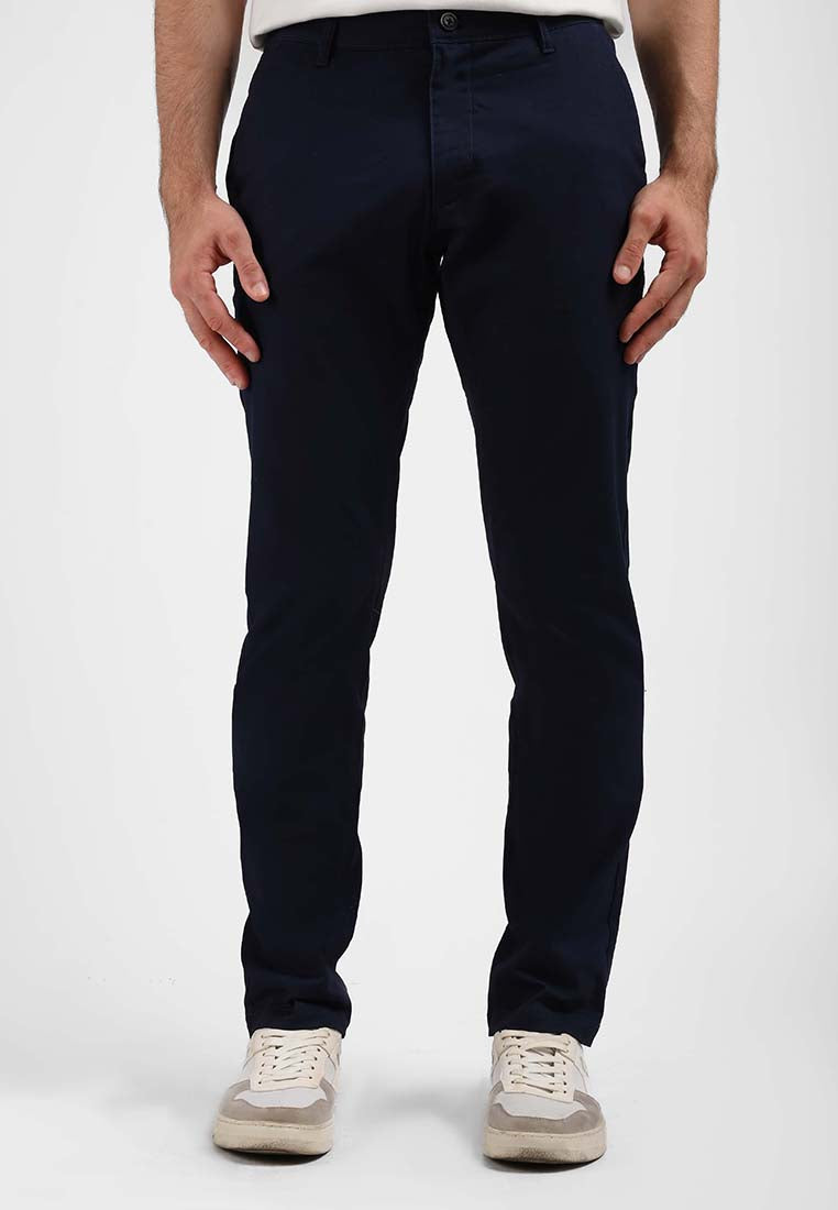 Manzone Celana Panjang Pria Chinos DALABEL -  NAVY