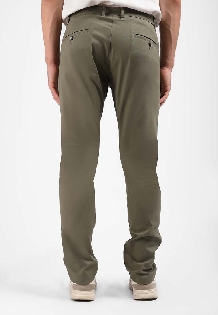 Manzone Celana Panjang Pria Chinos DALABEL -  GREEN