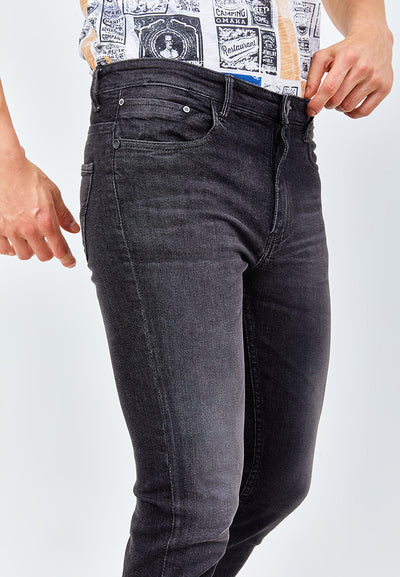 MANZONE Celana Jeans Panjang Denim ROBIN - BLACK