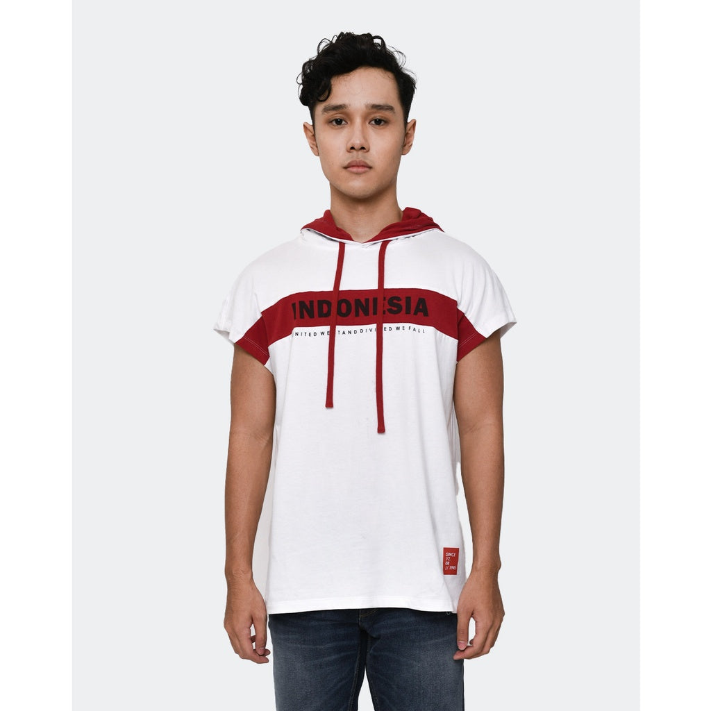 MANZONE sweatshirt hoodie ID-SENTOSA - white