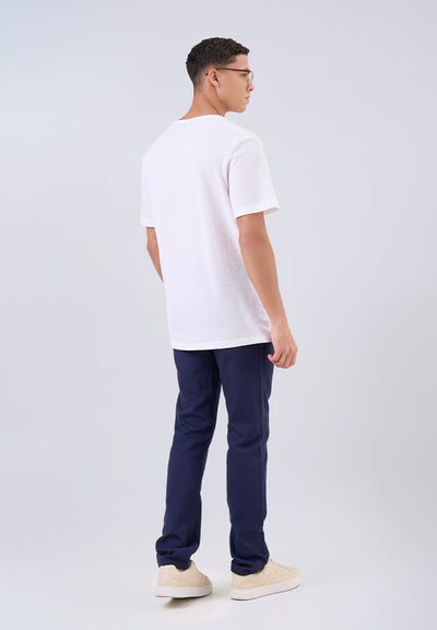 MANZONE - Kaos Lengan Pendek Pria Valero Slim Fit - White