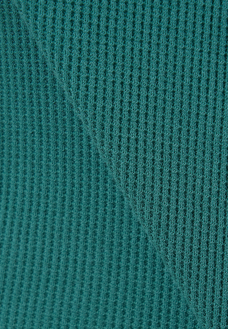 MANZONE - Kaos Lengan Pendek Pria Valero Slim Fit - Dark Green