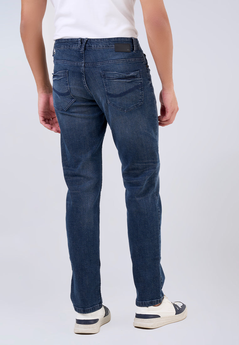MANZONE Celana Panjang Pria Denim THRON-NAVY