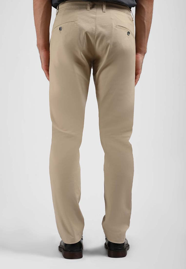 Manzone Celana Panjang Pria Chinos DALABEL 02-  BROWN