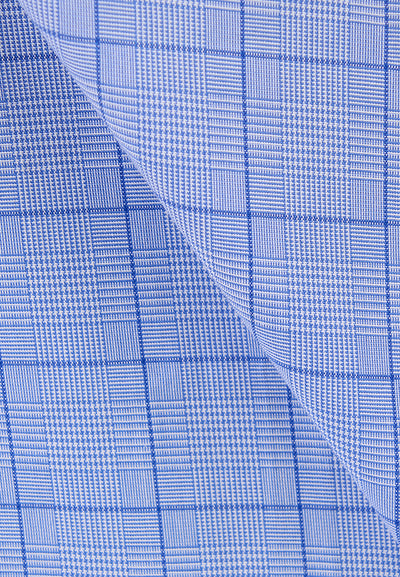 MANZONE - Kemeja Lengan Pendek Pria Artur Modern Fit - Blue