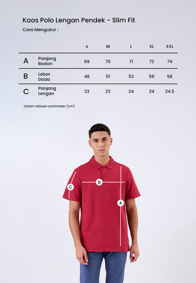 MANZONE - Polo Shirt Lengan Pendek Pria Dondam Slim Fit - Khaki