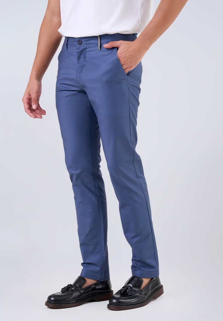 MANZONE - Celana Panjang Pria Chinos Linggard Slim Fit - Blue