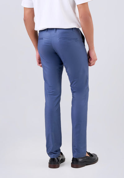 MANZONE - Celana Panjang Pria Chinos Linggard Slim Fit - Blue