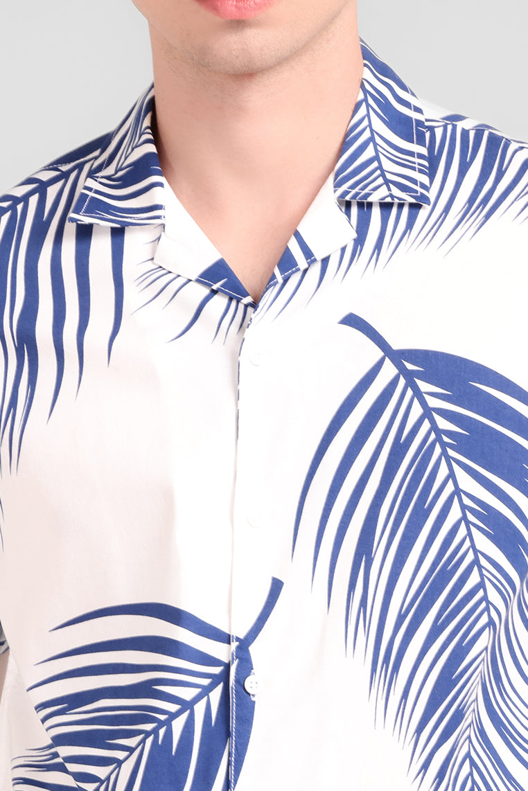 MANZONE - Kemeja Lengan Pendek Pria Lilo 2 Comfort Fit - White