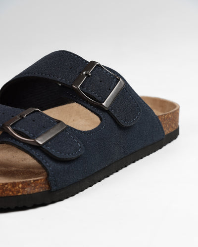 MANZONE - Sandal Pria Slip On Amor - Navy