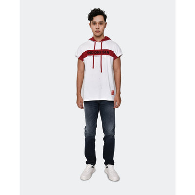 MANZONE sweatshirt hoodie ID-SENTOSA - white