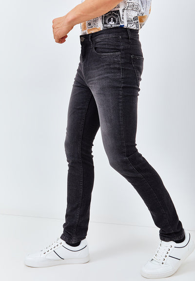 MANZONE Celana Jeans Panjang Denim ROBIN - BLACK