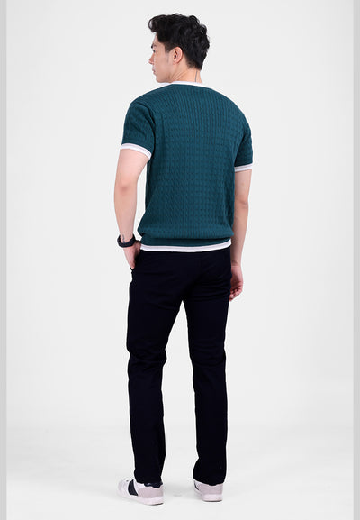 MANZONE - Polo Shirt Lengan Pendek Pria Hudson Polo Sweatshirt - Green