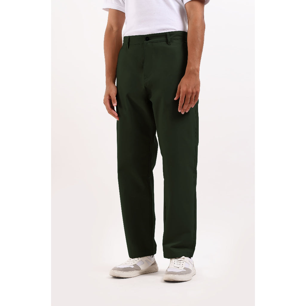 MANZONE Celana Panjang Pria Chinos BARVOL 08-OLIVE