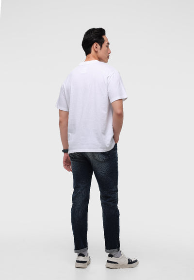 MANZONE - Kaos Lengan Pendek Pria Id Wira Relaxed Fit - White