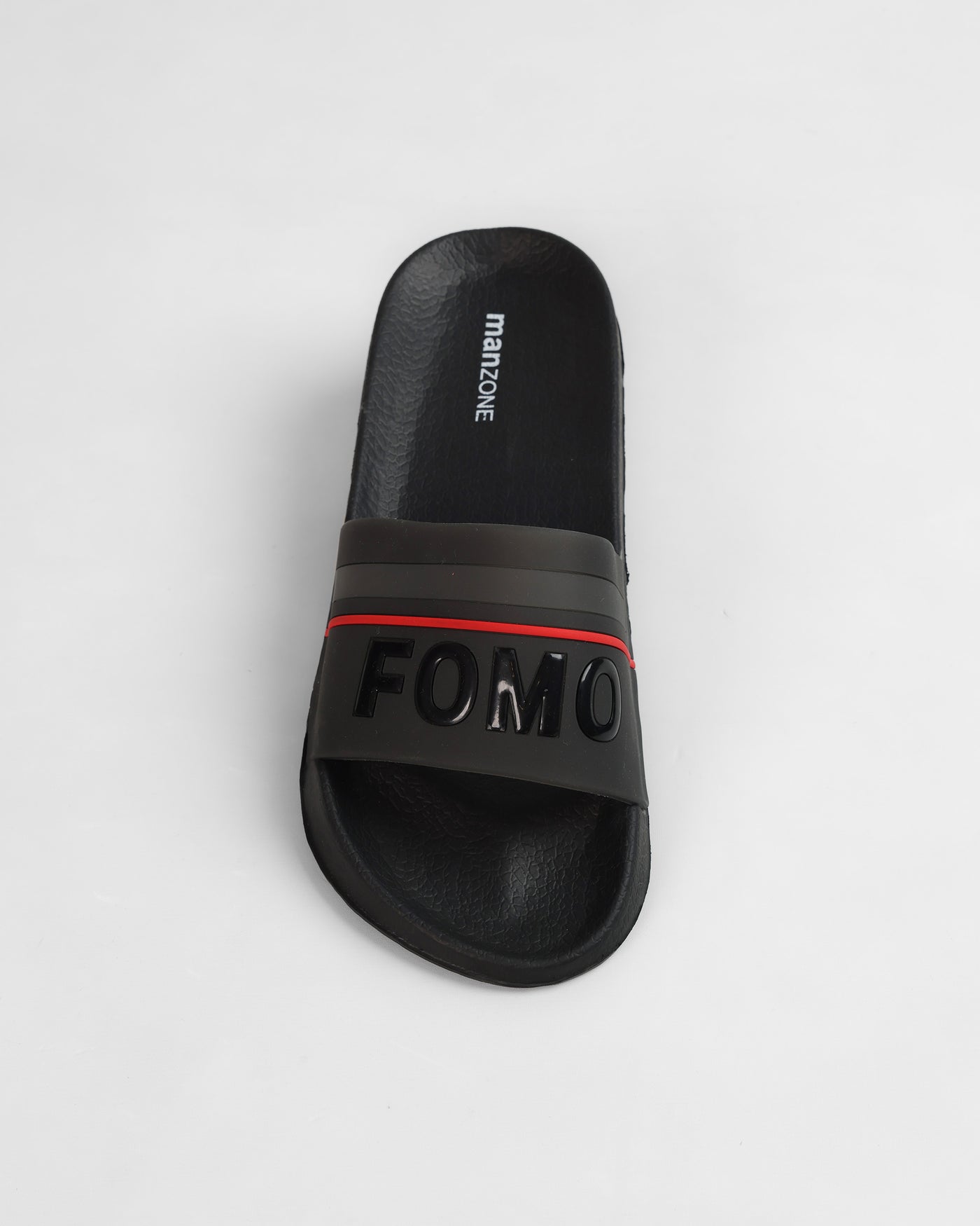 MANZONE - Sandal Pria Slip On Lomo - Black