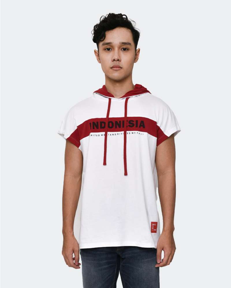 MANZONE sweatshirt hoodie ID-SENTOSA - white