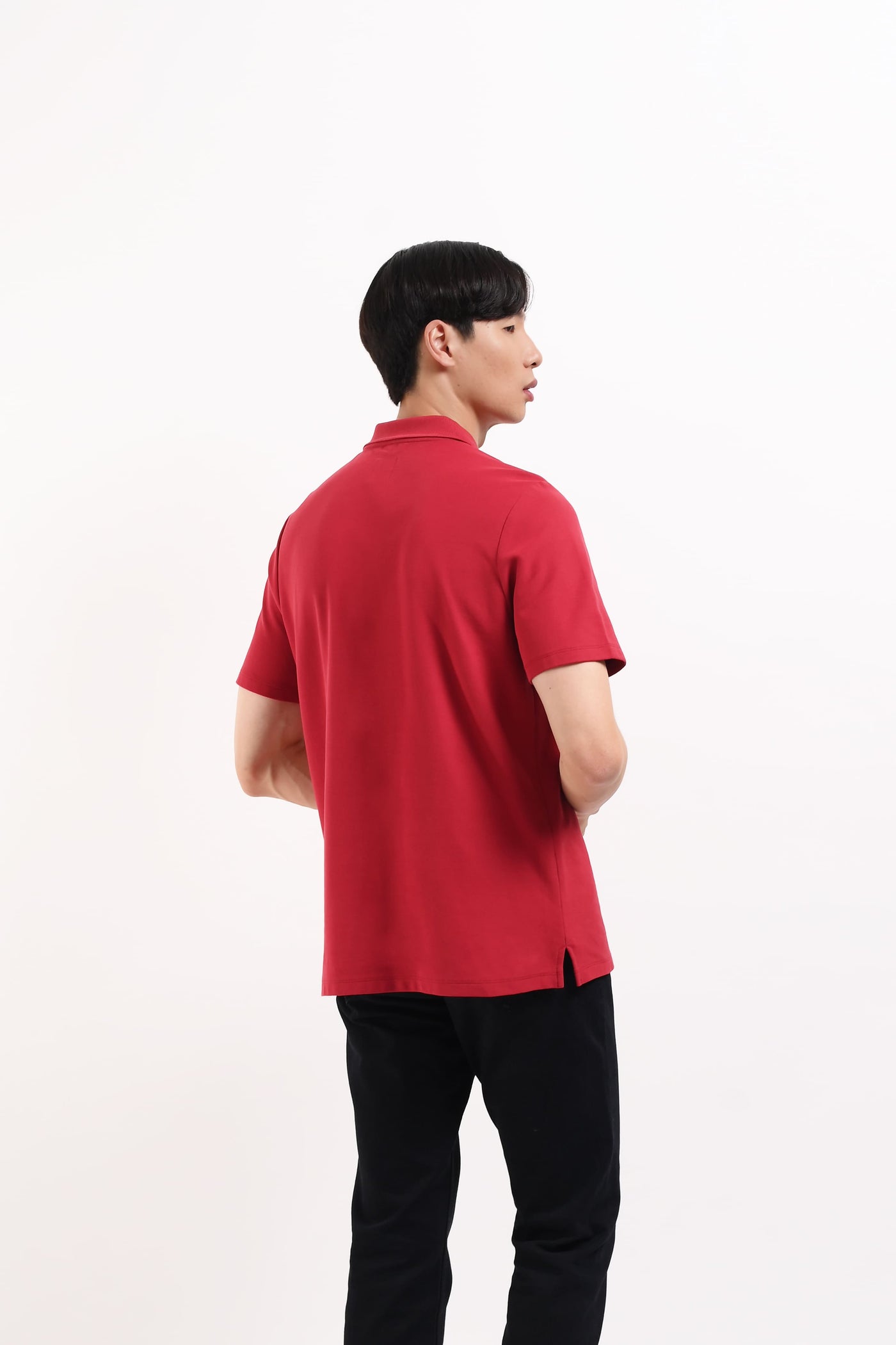 MANZONE Poloshirt Pria Lengan Pendek  DONDAM-RE - RED