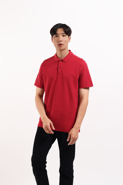 MANZONE Poloshirt Pria Lengan Pendek  DONDAM-RE - RED