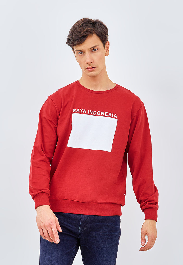 Manzone Sweater ID-MERAH-Red