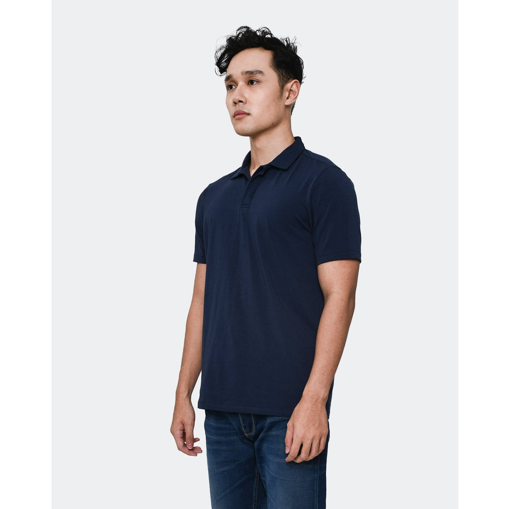 Manzone Polo Shirt Lengan Pendek Pria Slim Fit Days - Navy