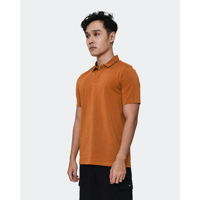 Manzone Polo Shirt Lengan Pendek Pria Slim Fit Days - Mustard