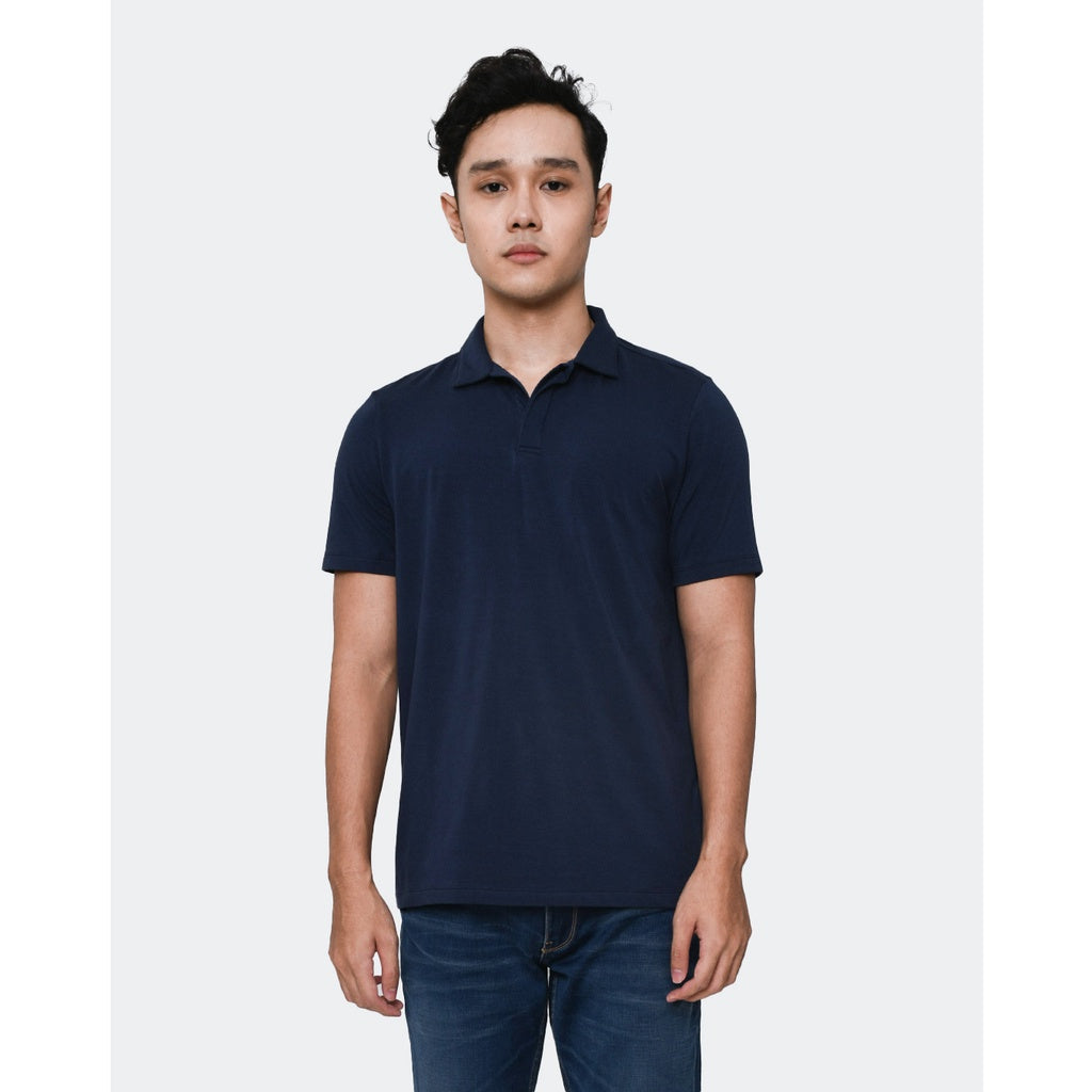 Manzone Polo Shirt Lengan Pendek Pria Slim Fit Days - Navy