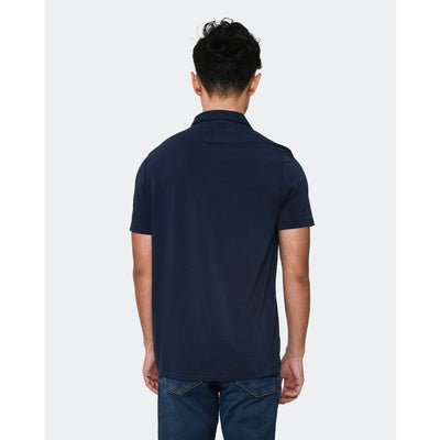 Manzone Polo Shirt Lengan Pendek Pria Slim Fit Days - Navy