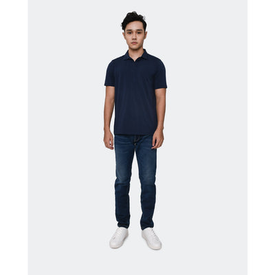 Manzone Polo Shirt Lengan Pendek Pria Slim Fit Days - Navy